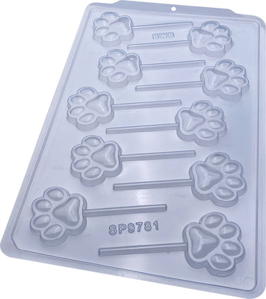 Forma De Chocolate - Forma Acetato Simples - Pirulito Pata Dog - BWB3558